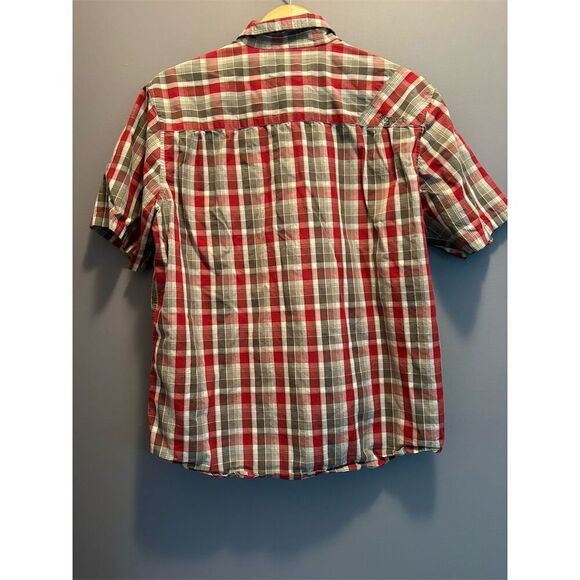 Marmot Men's Plaid Button-Up Shirt L Multicolor Short Sleeve Casual - Picture 6 of 10